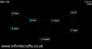 how to make excalibur in infinite craft