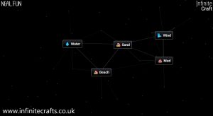 how to make beach in infinite craft