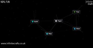 how to make map in infinite craft