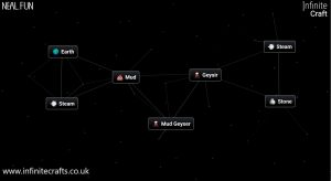 how to make mud geyser in infinite craft