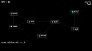 how to make muddy in infinite craft 