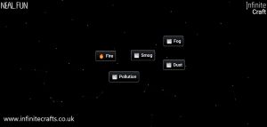how to make pollution in infinite craft 
