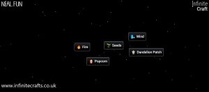 how to make popcorn n infinite craft