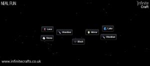 how to make black in infinite craft